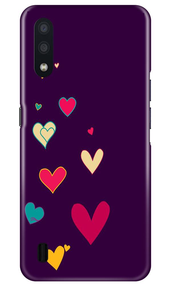 Purple Background Case for Samsung Galaxy M01(Design - 107)