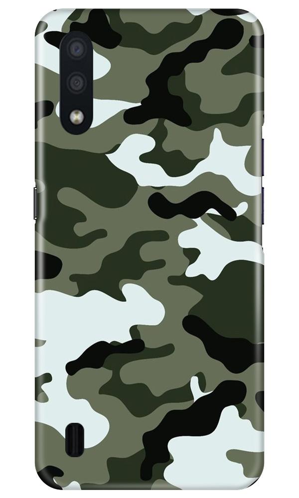 Army Camouflage Case for Samsung Galaxy M01(Design - 108)