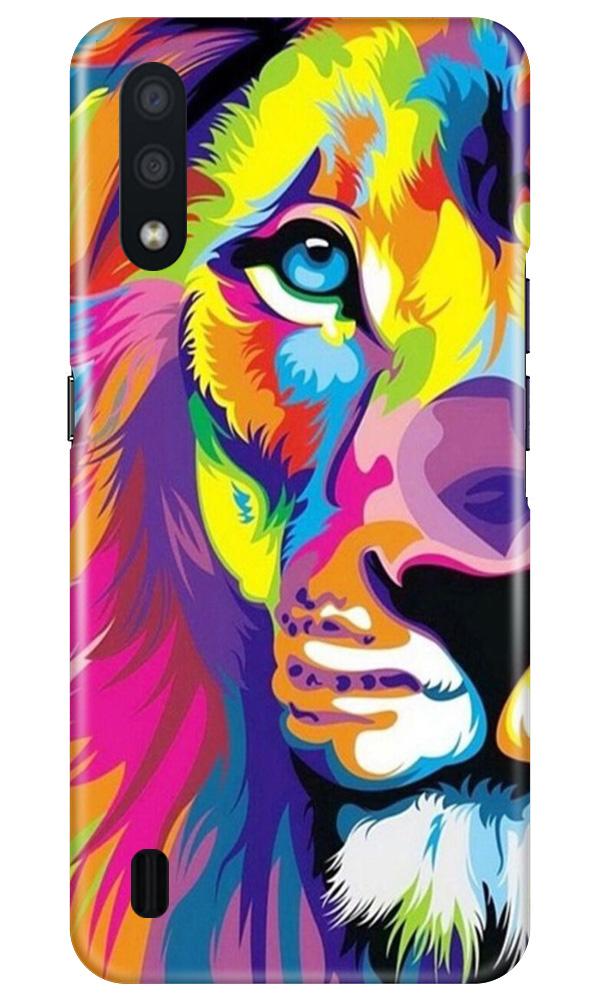 Colorful Lion Case for Samsung Galaxy M01(Design - 110)