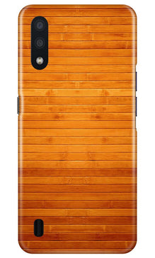 Wooden Look Mobile Back Case for Samsung Galaxy M01  (Design - 111)