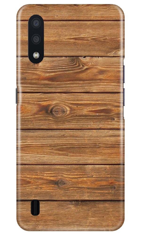 Wooden Look Case for Samsung Galaxy M01  (Design - 113)