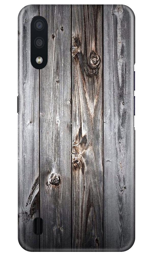 Wooden Look Case for Samsung Galaxy M01  (Design - 114)