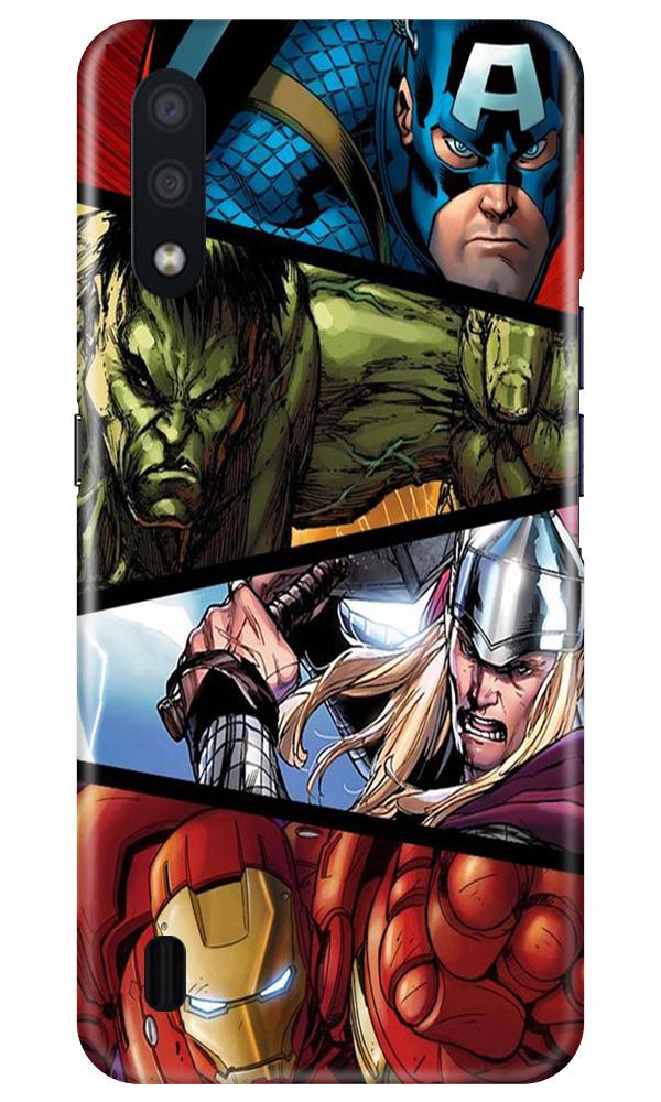 Avengers Superhero Case for Samsung Galaxy M01  (Design - 124)