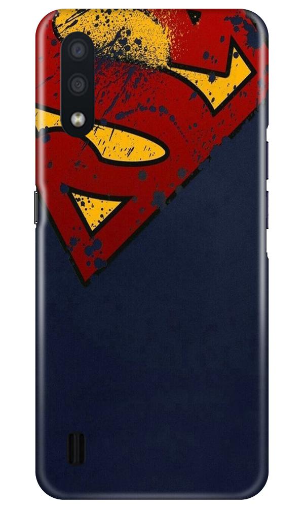 Superman Superhero Case for Samsung Galaxy M01  (Design - 125)