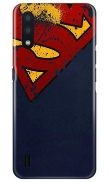 Superman Superhero Mobile Back Case for Samsung Galaxy M01  (Design - 125)