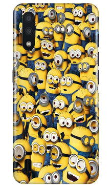 Minions Mobile Back Case for Samsung Galaxy M01  (Design - 126)