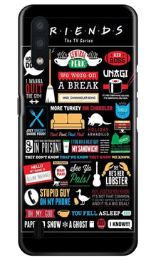 Friends Mobile Back Case for Samsung Galaxy M01  (Design - 145)