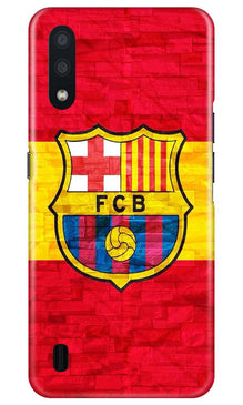 FCB Football Mobile Back Case for Samsung Galaxy M01  (Design - 174)