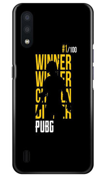 Pubg Winner Winner Mobile Back Case for Samsung Galaxy M01  (Design - 177)