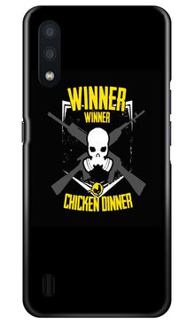 Winner Winner Chicken Dinner Mobile Back Case for Samsung Galaxy M01  (Design - 178)