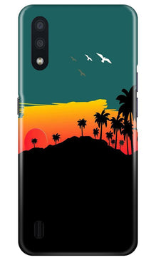 Sky Trees Mobile Back Case for Samsung Galaxy M01 (Design - 191)