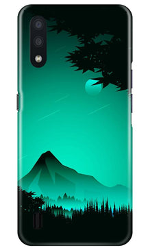 Moon Mountain Mobile Back Case for Samsung Galaxy M01 (Design - 204)