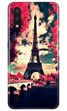 Eiffel Tower Mobile Back Case for Samsung Galaxy M01 (Design - 212)