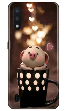 Cute Bunny Mobile Back Case for Samsung Galaxy M01 (Design - 213)