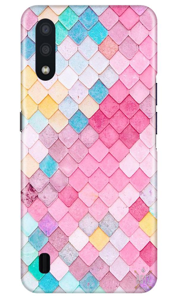 Pink Pattern Case for Samsung Galaxy M01 (Design No. 215)
