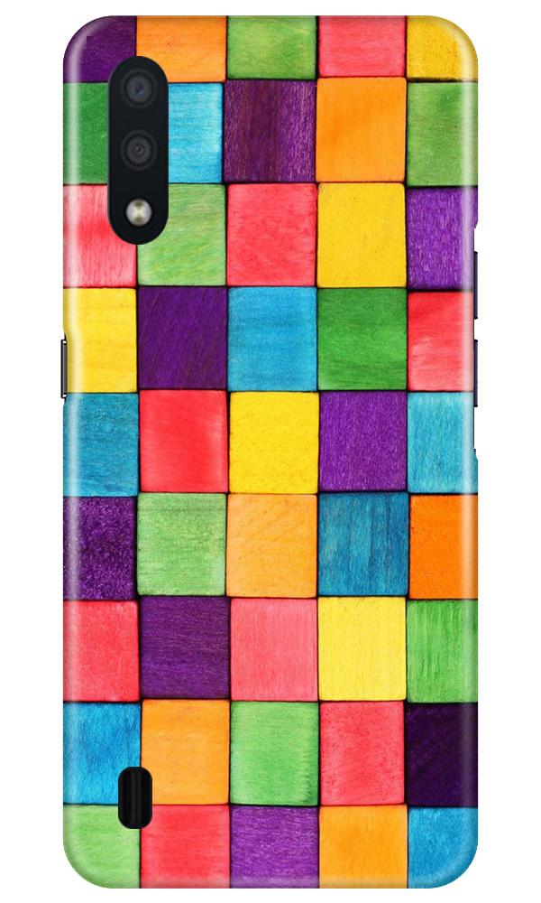 Colorful Square Case for Samsung Galaxy M01 (Design No. 218)