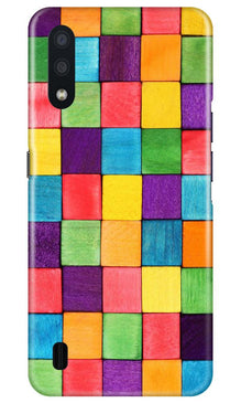 Colorful Square Mobile Back Case for Samsung Galaxy M01 (Design - 218)