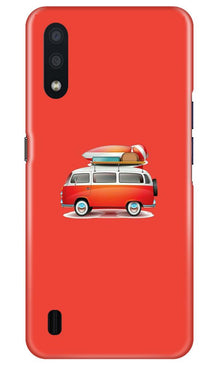 Travel Bus Mobile Back Case for Samsung Galaxy M01 (Design - 258)