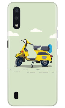 Vintage Scooter Mobile Back Case for Samsung Galaxy M01 (Design - 260)