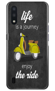 Life is a Journey Mobile Back Case for Samsung Galaxy M01 (Design - 261)