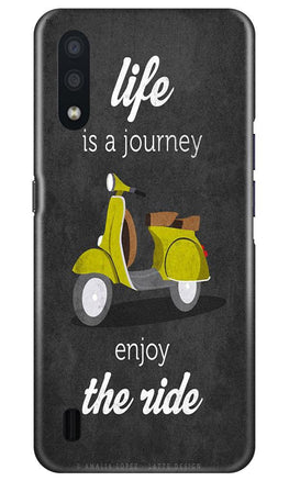 Life is a Journey Case for Samsung Galaxy M01 (Design No. 261)