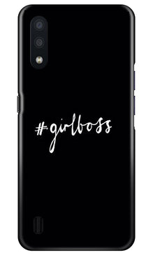 #GirlBoss Mobile Back Case for Samsung Galaxy M01 (Design - 266)