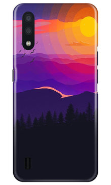 Sun Set Mobile Back Case for Samsung Galaxy M01 (Design - 279)