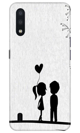 Cute Kid Couple Case for Samsung Galaxy M01 (Design No. 283)