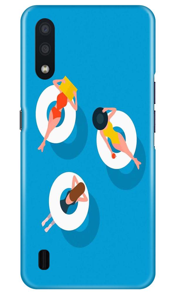 Girlish Mobile Back Case for Samsung Galaxy M01 (Design - 306)