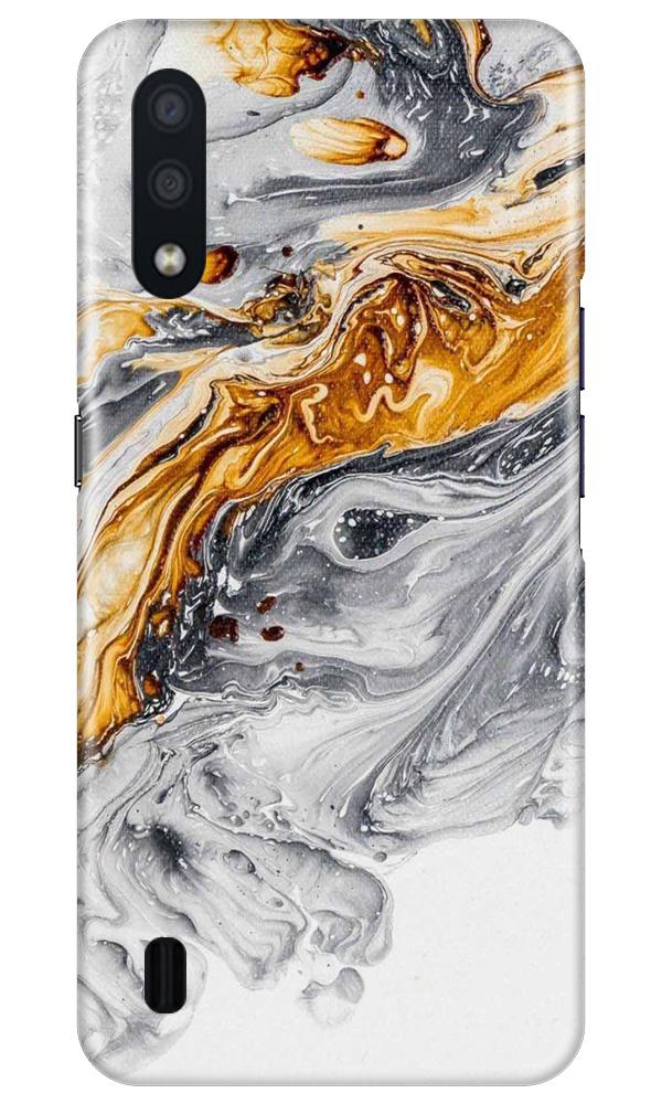 Marble Texture Mobile Back Case for Samsung Galaxy M01 (Design - 310)