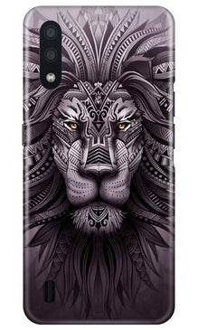 Lion Mobile Back Case for Samsung Galaxy M01 (Design - 315)