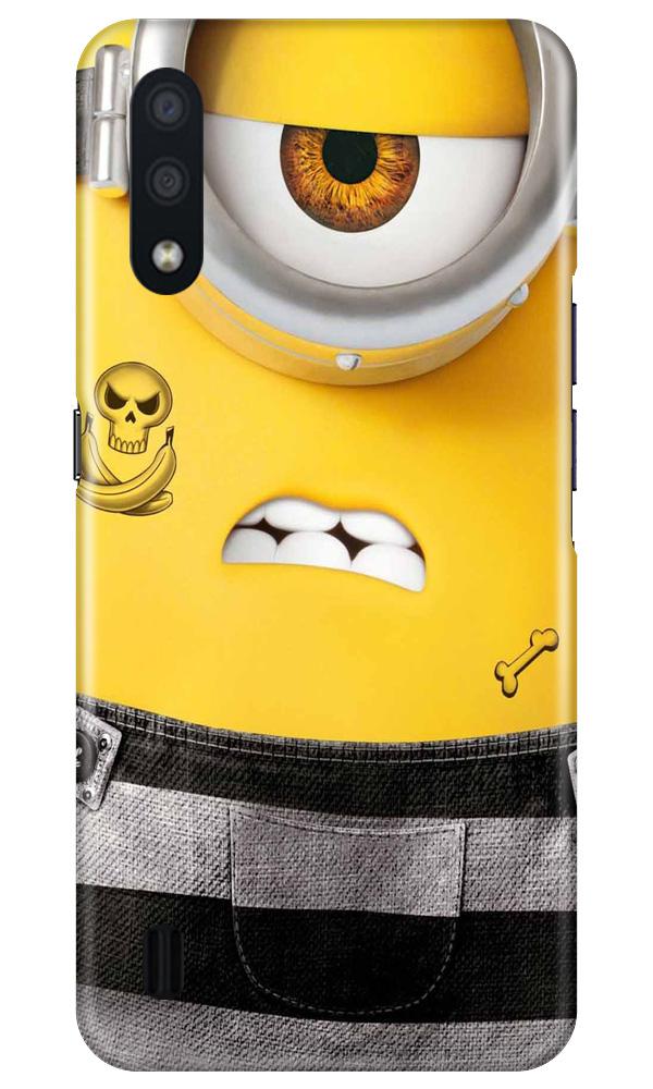 Minion Mobile Back Case for Samsung Galaxy M01 (Design - 324)