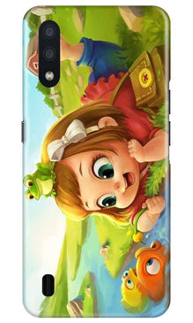 Baby Girl Mobile Back Case for Samsung Galaxy M01 (Design - 339)