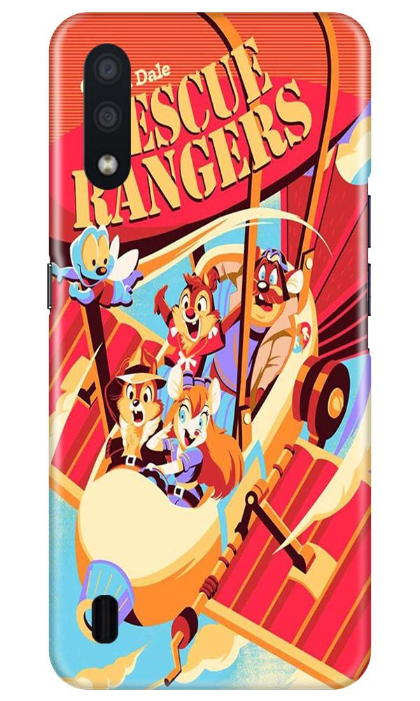 Rescue Rangers Mobile Back Case for Samsung Galaxy M01 (Design - 341)
