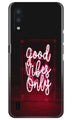 Good Vibes Only Mobile Back Case for Samsung Galaxy M01 (Design - 354)