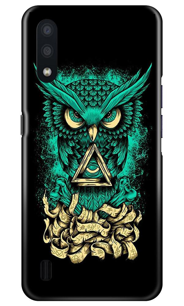 Owl Mobile Back Case for Samsung Galaxy M01 (Design - 358)