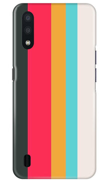 Color Pattern Mobile Back Case for Samsung Galaxy M01 (Design - 369)