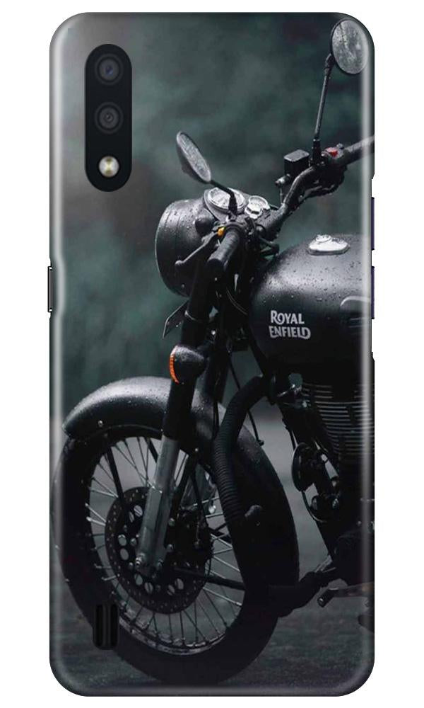 Royal Enfield Mobile Back Case for Samsung Galaxy M01 (Design - 380)