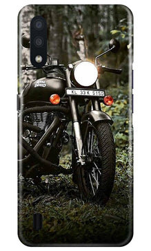 Royal Enfield Mobile Back Case for Samsung Galaxy M01 (Design - 384)