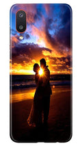 Couple Sea shore Case for Samsung M02