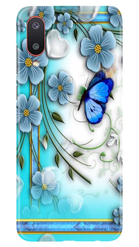 Blue Butterfly Case for Samsung Galaxy M02