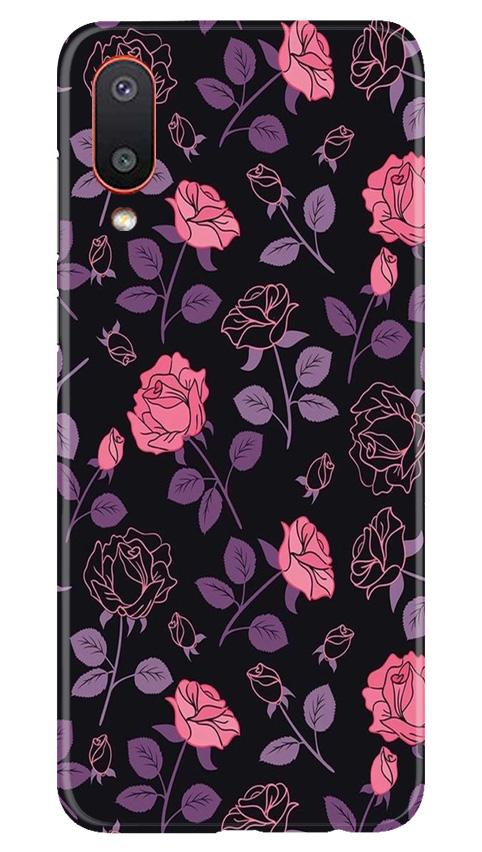 Rose Black Background Case for Samsung Galaxy M02