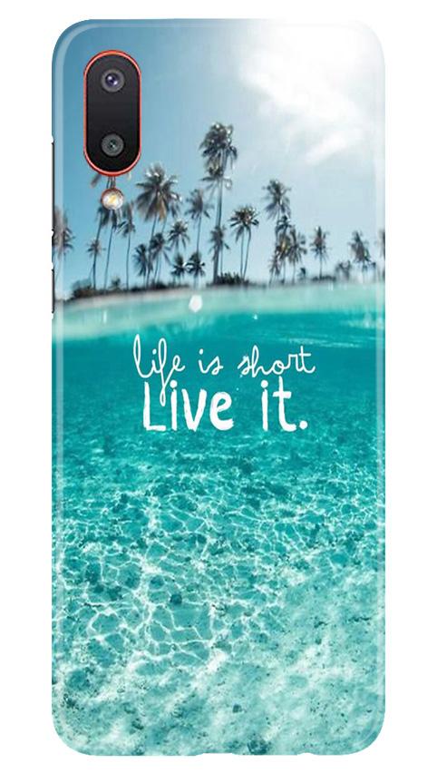 Life is short live it Case for Samsung Galaxy M02