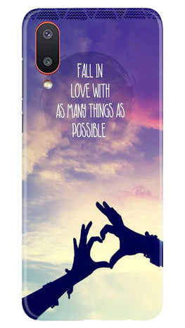Fall in love Case for Samsung Galaxy M02