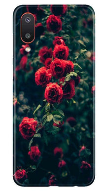 Red Rose Mobile Back Case for Samsung Galaxy M02 (Design - 66)