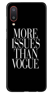 More Issues than Vague Mobile Back Case for Samsung Galaxy M02 (Design - 74)