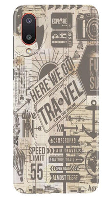 Travel Mobile Back Case for Samsung Galaxy M02  (Design - 104)