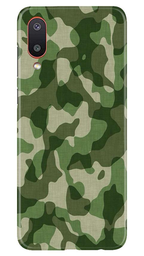 Army Camouflage Case for Samsung Galaxy M02  (Design - 106)