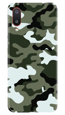 Army Camouflage Mobile Back Case for Samsung Galaxy M02  (Design - 108)