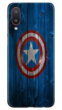 Captain America Superhero Mobile Back Case for Samsung Galaxy M02  (Design - 118)